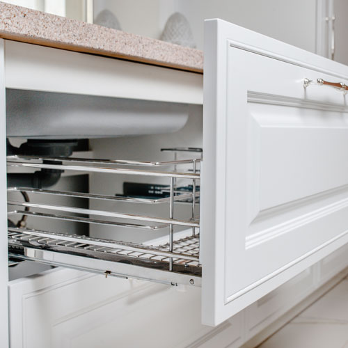 Mossman Prestige 8 фото ящика белой кухни в классическом стиле